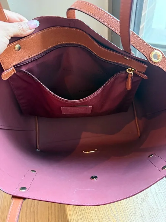 COACH Market Tote Bag - Saddle - Picture 4 of 7